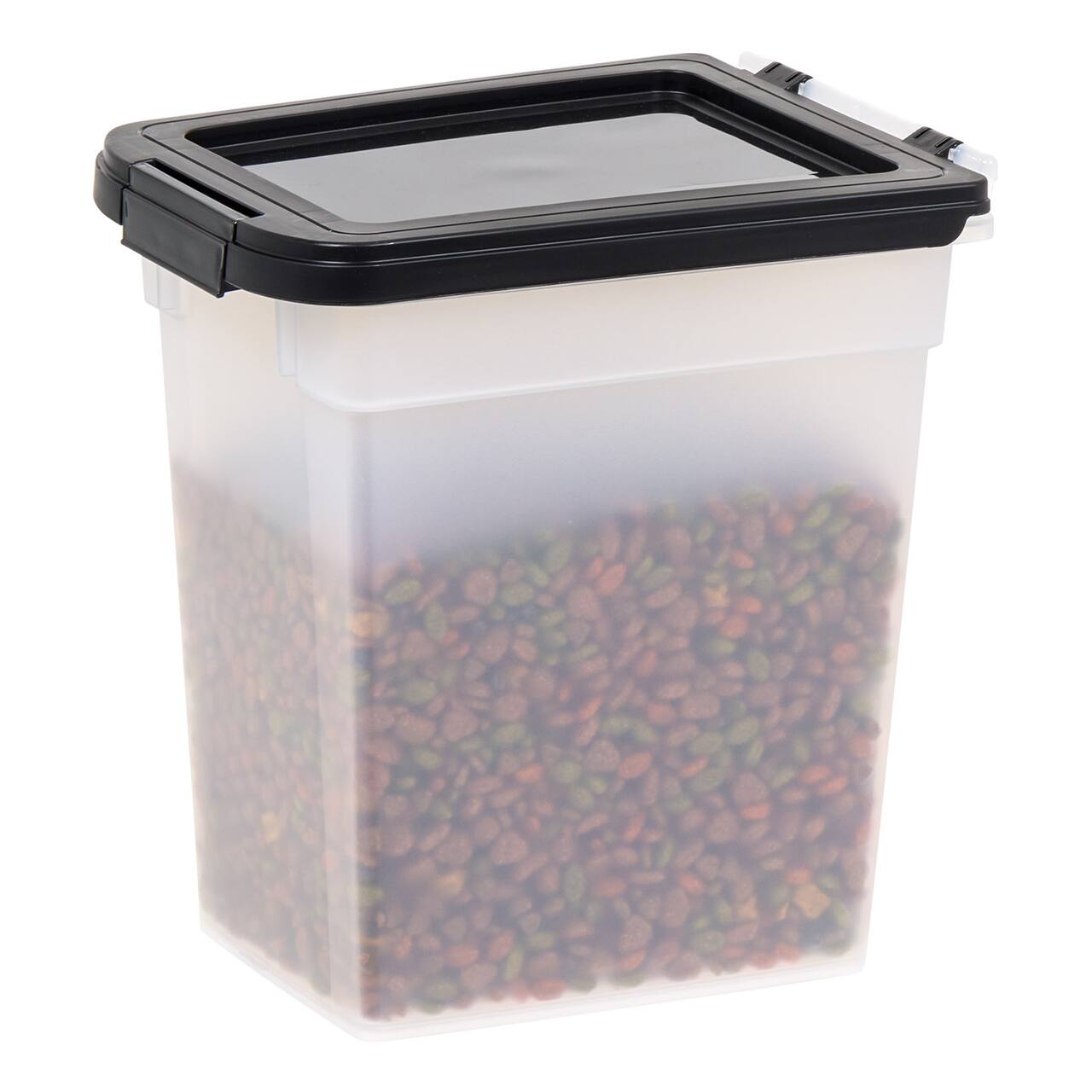 Clear & Black 12.75qt. Pet Food Container With Sealed Top